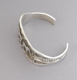Cuff Bracelet with Horses by Emerson Kinsel