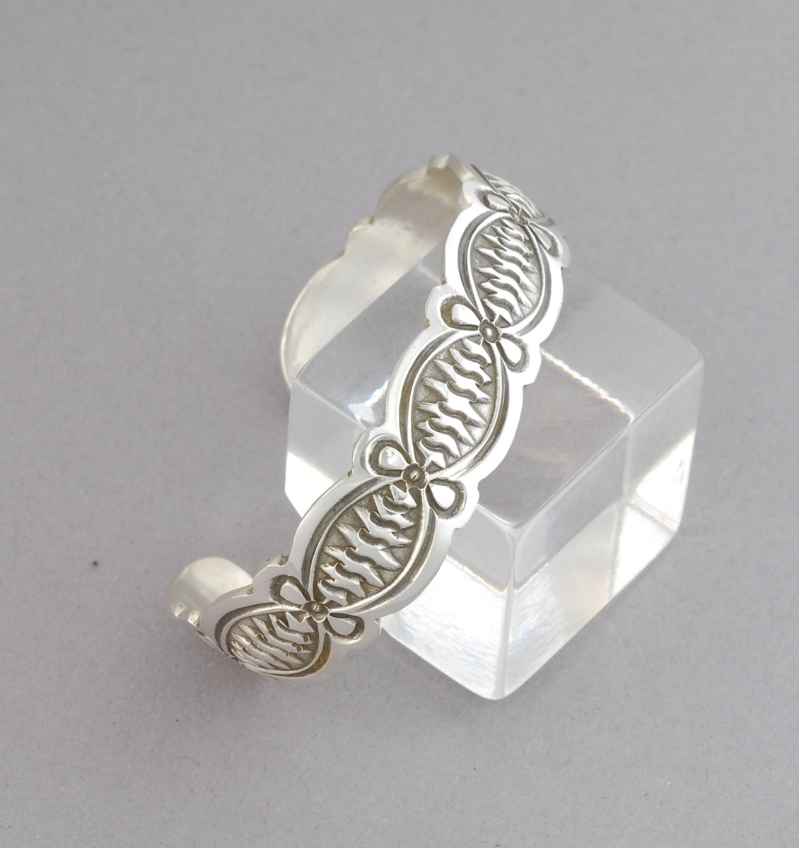 Cuff Bracelet with Stamping by Arnold Blackgoat