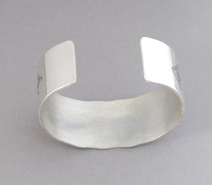 Cuff Bracelet with Stamping by Roland Begay