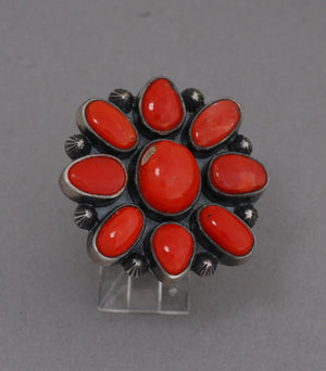 Coral Cluster Ring by Leonard Chee
