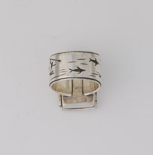 Seal Hunt Ring by Denise Wallace (c.1990's)