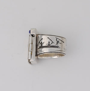 Seal Hunt Ring by Denise Wallace (c.1990's)