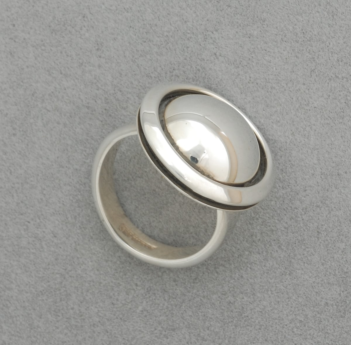 Ring with Dome by Artie Yellowhorse