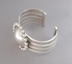 Bracelet with Large Dome by Artie Yellowhorse